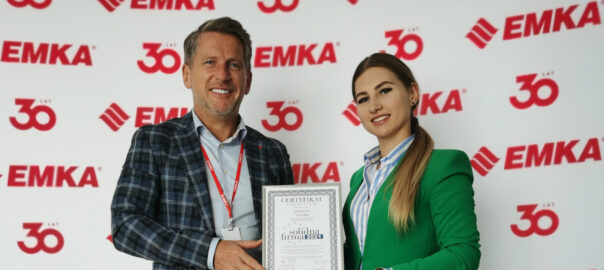 EMKA S.A. z Certyfikatem Solidna Firma 2021!